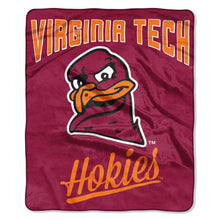 Virginia Tech Hokies Blanket 50x60 Raschel Alumni Design