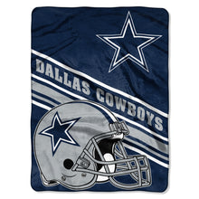 Dallas Cowboys Blanket 60x80 Raschel Slant Design