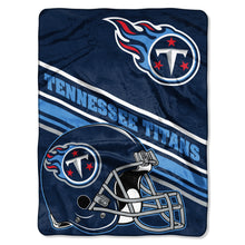 Tennessee Titans Blanket 60x80 Raschel Slant Design