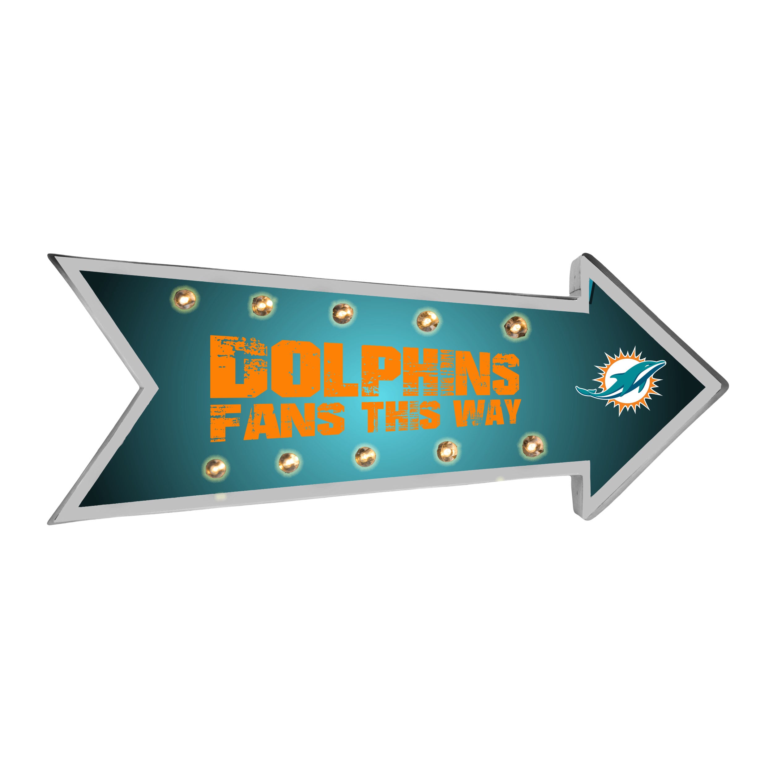 Miami Dolphins Sign Running Light Marquee