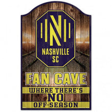 Nashville SC Sign 11x17 Wood Fan Cave Design - Special Order