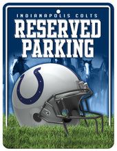 Indianapolis Colts Sign Metal Parking