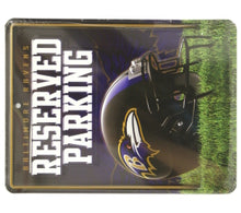 Baltimore Ravens Sign Metal Parking