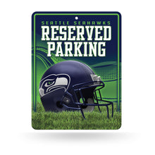 Seattle Seahawks Sign Metal Parking