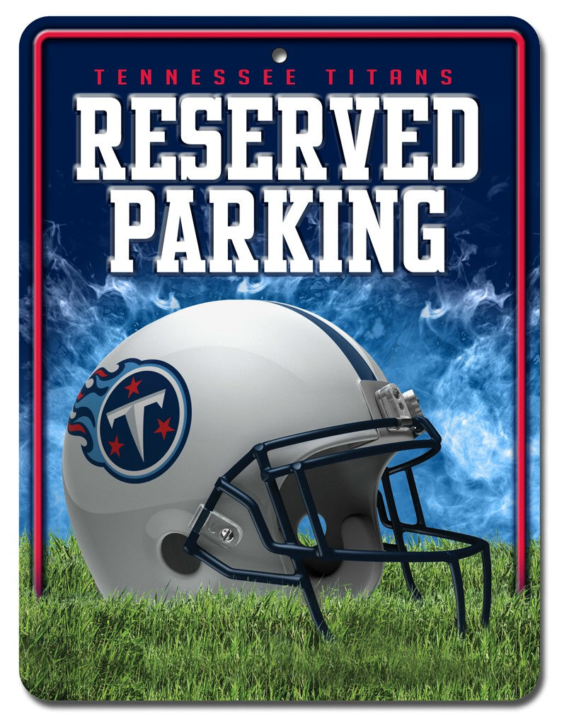 Tennessee Titans Sign Metal Parking