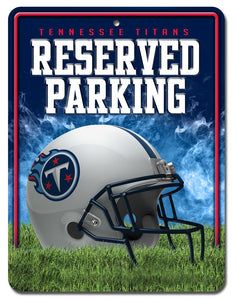 Tennessee Titans Sign Metal Parking