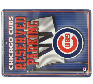 Chicago Cubs Sign Metal Parking