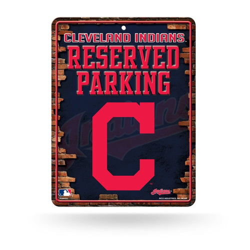 Cleveland Indians Sign Metal Parking Chief Wahoo