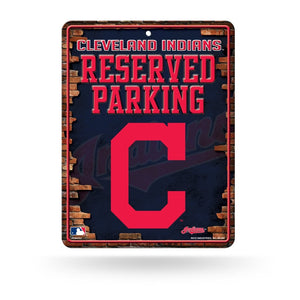 Cleveland Indians Sign Metal Parking Chief Wahoo
