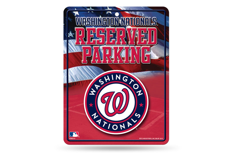 Washington Nationals Sign Metal Parking
