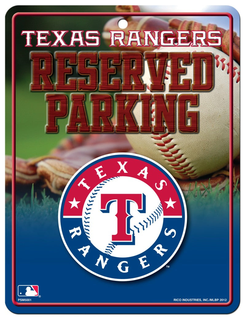 Texas Rangers Sign Metal Parking