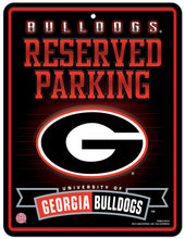 Georgia Bulldogs Sign Metal Parking
