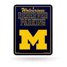 Michigan Wolverines Metal Parking Sign