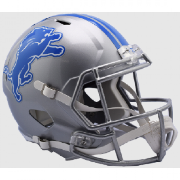 Detroit Lions Helmet Riddell Replica Full Size Speed Style —