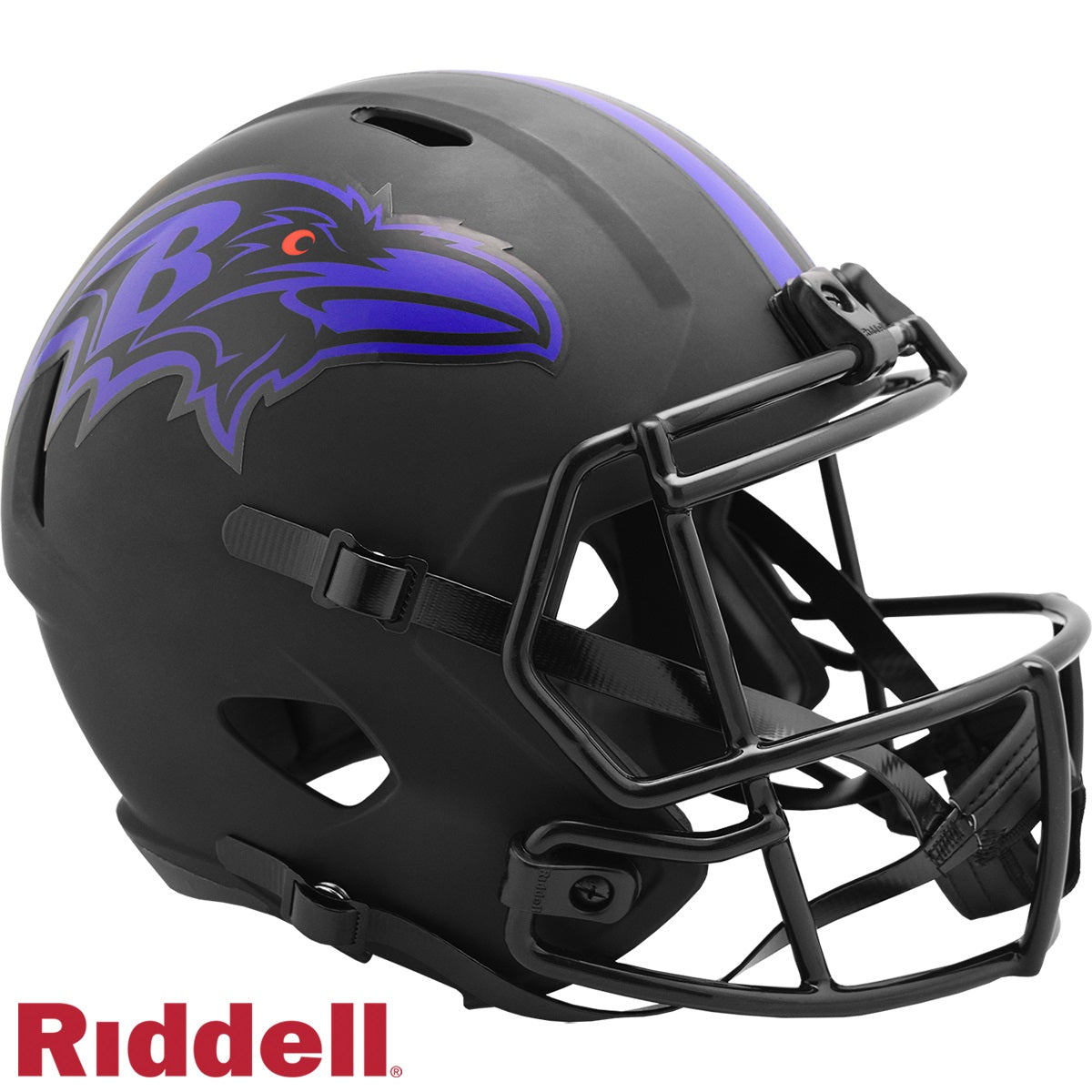 Baltimore Ravens Helmet Riddell Replica Full Size Speed Style Eclipse Alternate