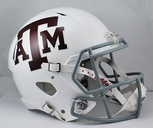 Texas A&M Aggies Deluxe Replica Speed Helmet - White