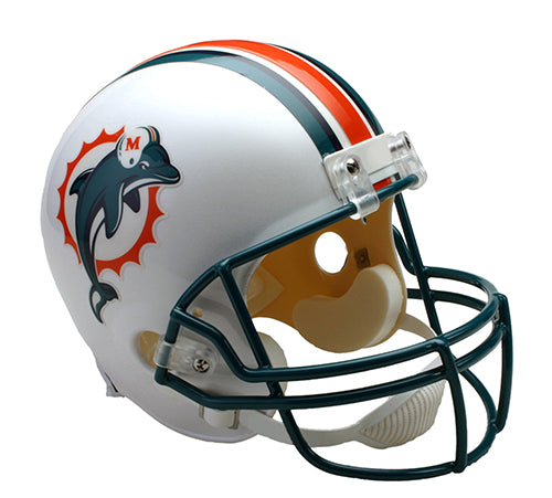 Miami Dolphins 1997-2012 Throwback Riddell Deluxe Replica Helmet