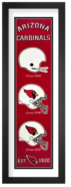 Arizona Cardinals NFL Heritage Framed Embroidery