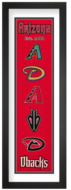 Arizona Diamondbacks MLB Heritage Framed Embroidery