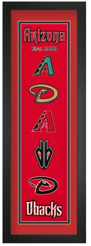 Arizona Diamondbacks MLB Heritage Framed Embroidery