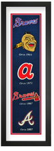 Atlanta Braves MLB Heritage Framed Embroidery