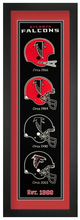 Atlanta Falcons EST 1966 Heritage Framed Embroidery