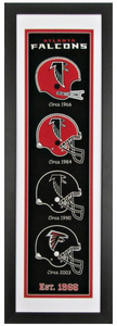 Atlanta Falcons EST 1966 Heritage Framed Embroidery