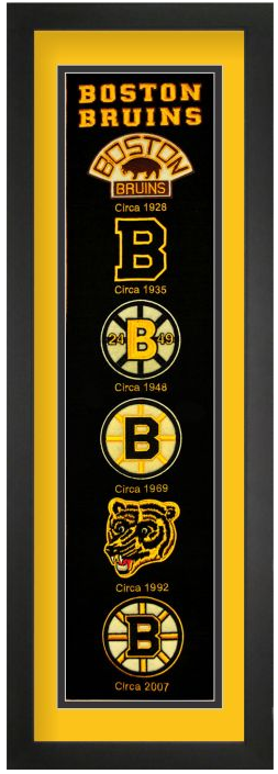 Boston Burins NHL Heritage Framed Embroidery