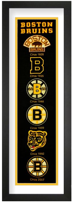 Boston Burins NHL Heritage Framed Embroidery