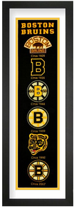 Boston Burins NHL Heritage Framed Embroidery