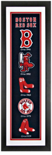 Boston Red Sox MLB Heritage Framed Embroidery