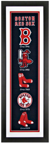 Boston Red Sox MLB Heritage Framed Embroidery