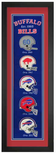 Buffalo Bills NFL Heritage Framed Embroidery