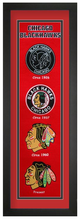 Chicago Blackhawks NHL Heritage Framed Embroidery