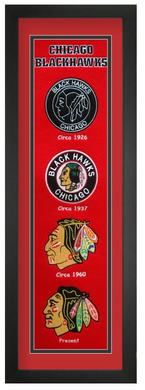 Chicago Blackhawks NHL Heritage Framed Embroidery