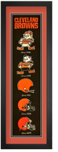 Cleveland Browns Heritage Framed Embroidery