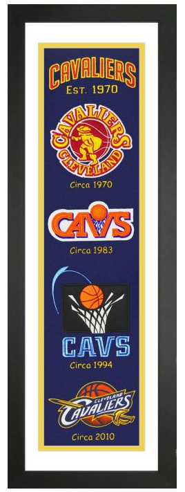 Cleveland Cavaliers Heritage Framed Embroidery