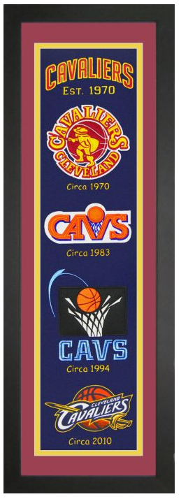 Cleveland Cavaliers Heritage Framed Embroidery