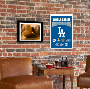 Los Angeles Dodgers World Series Champions Banner