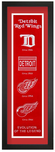 Detroit Red Wings NHL Heritage Framed Embroidery