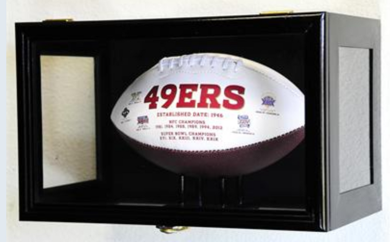 Football Display Case Wall Mounting