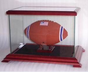 Football Glass Display Case