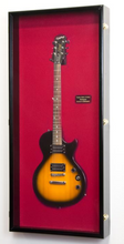 Electric Guitar Display Case Cabinet Wall Rack