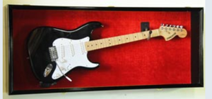 Guitar Display Case Cabinet Wall Rack/ Horizontal Mount