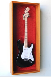 Guitar Display Case Cabinet Wall Rack