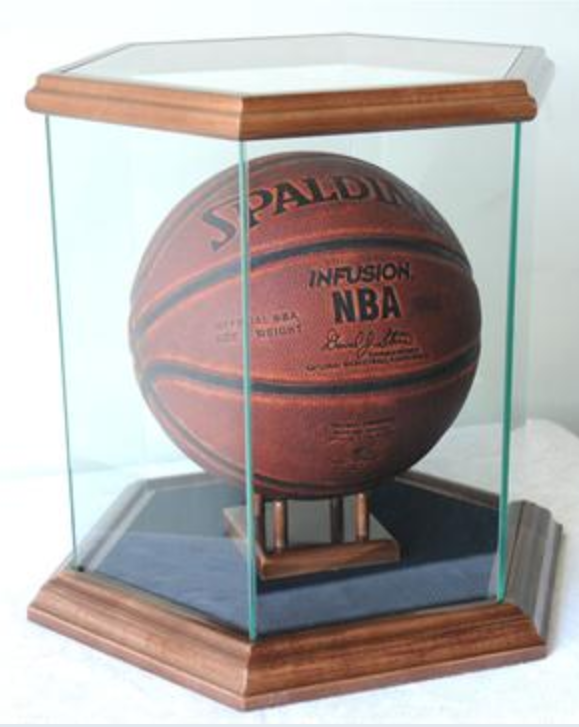 Hexagon Glass Display Case