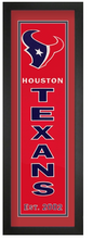 Houston Texans NFL Heritage Framed Embroidery