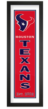 Houston Texans NFL Heritage Framed Embroidery