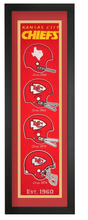 Kansas City Chiefs NFL Heritage Framed Embroidery