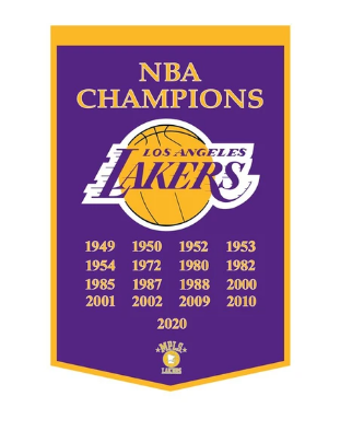 Los Angeles Lakers Dynasty Banner